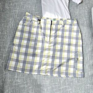 XDS by Daily Sports Plaid Athletic Skort - Size 10